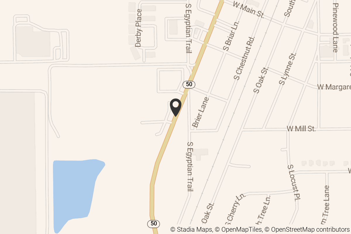 Map with location marker