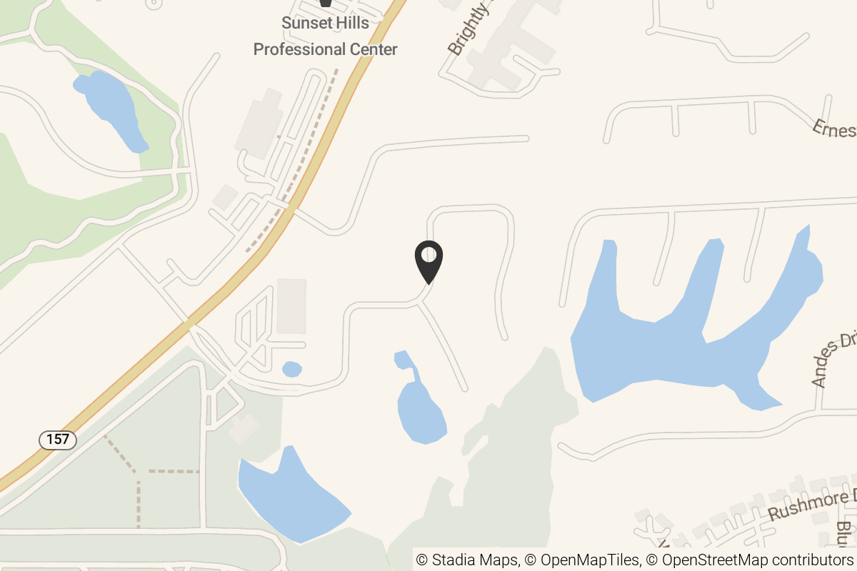 Map with location marker