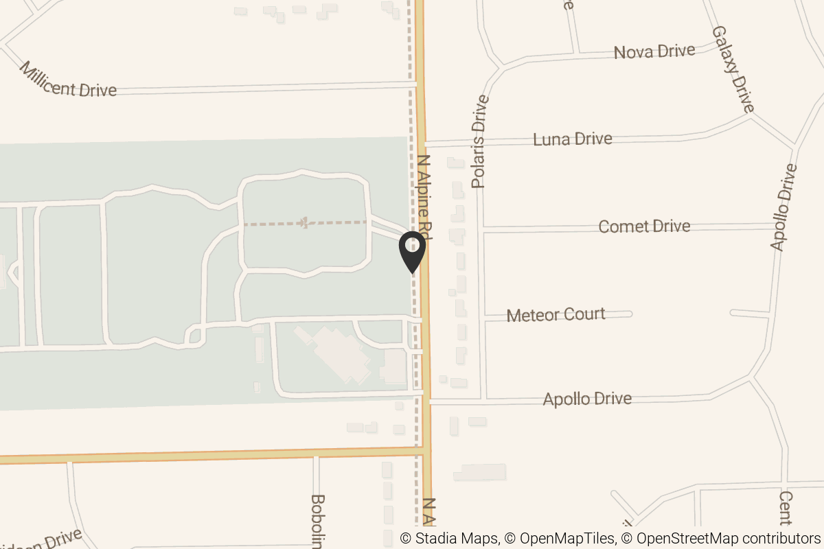 Map with location marker