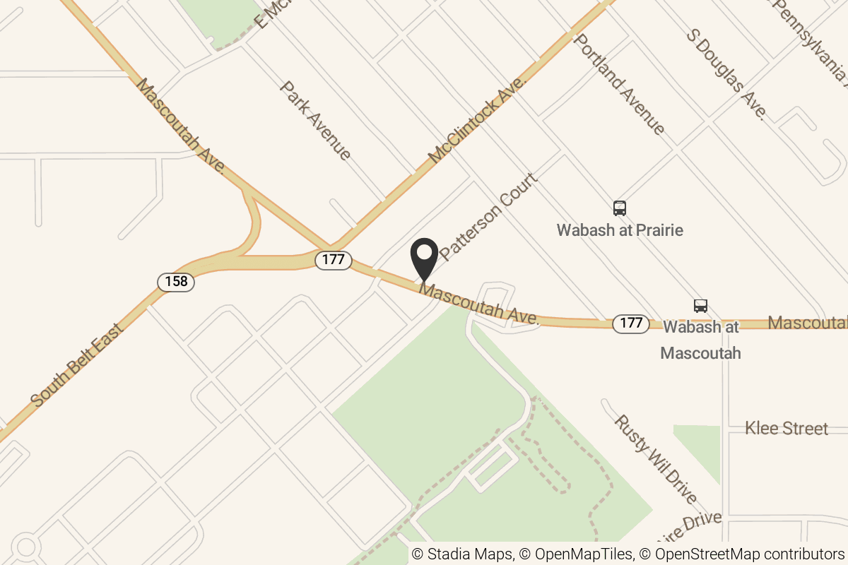 Map with location marker