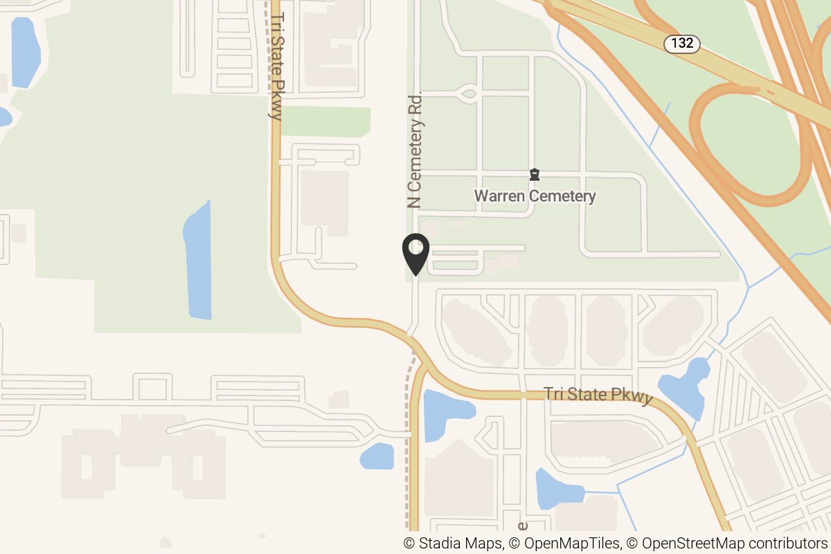 Map with location marker