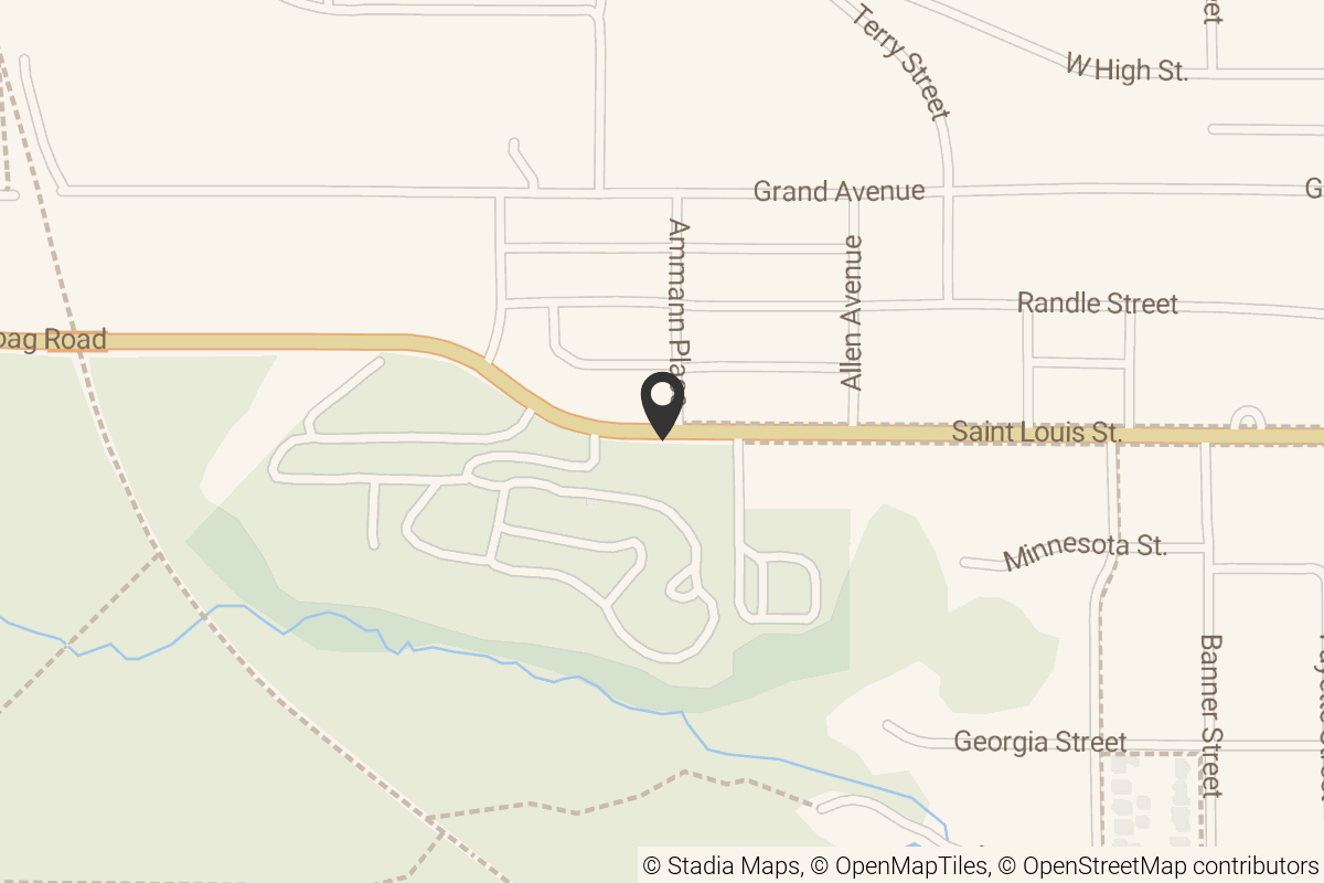 Map with location marker