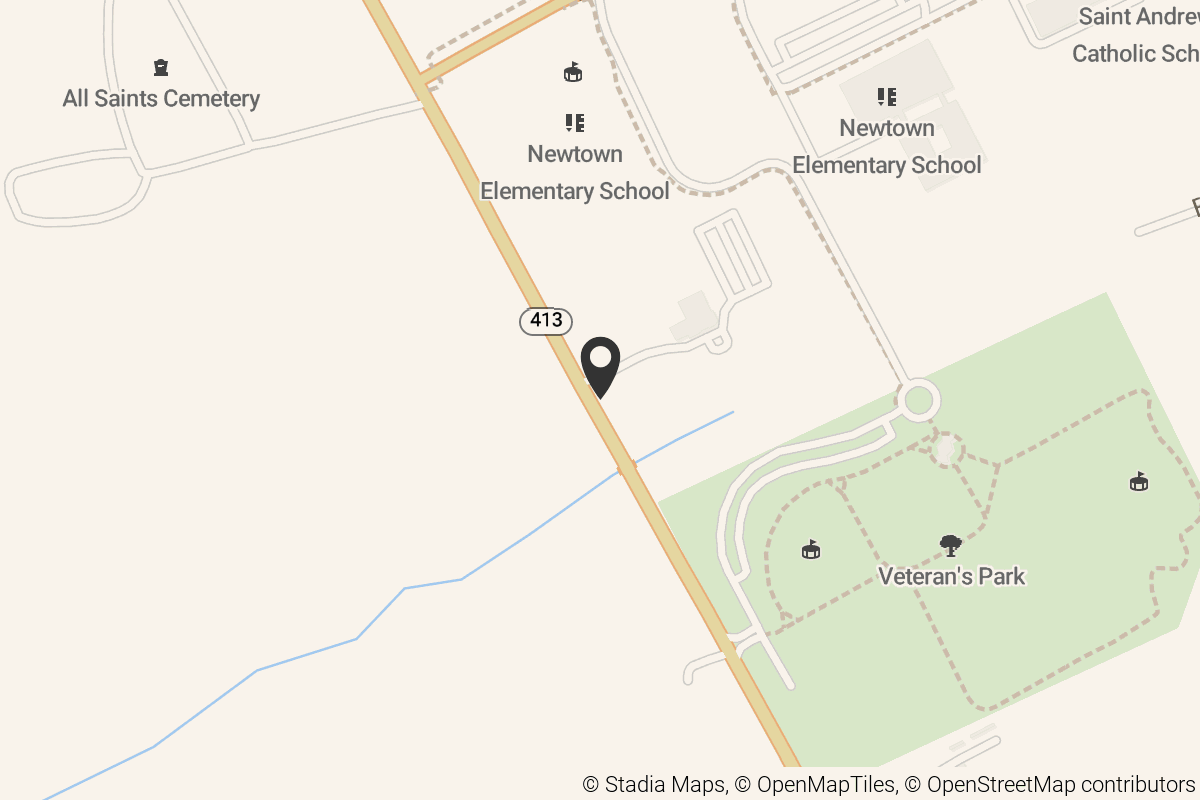 Map with location marker