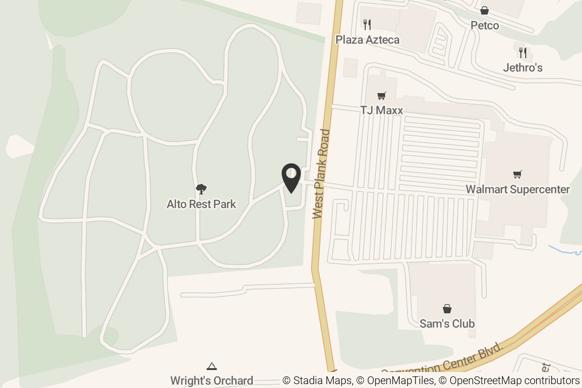 Map with location marker