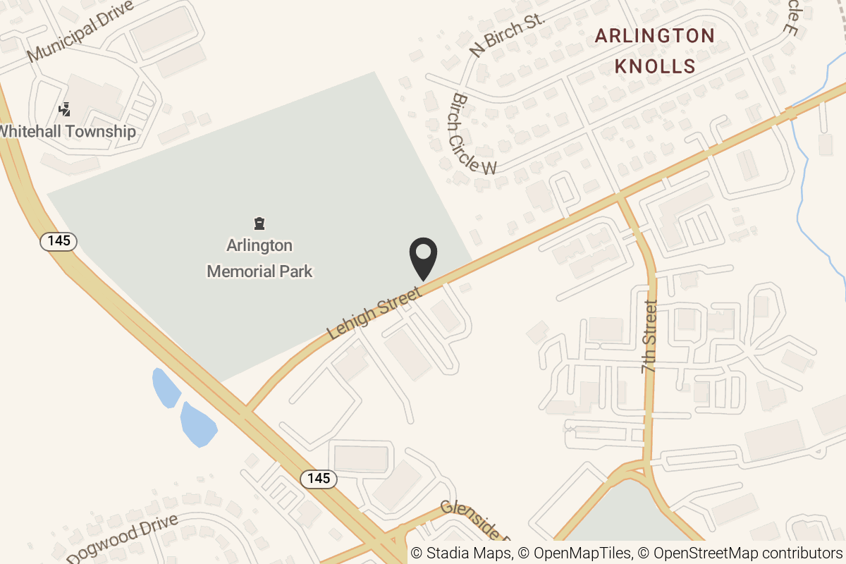 Map with location marker