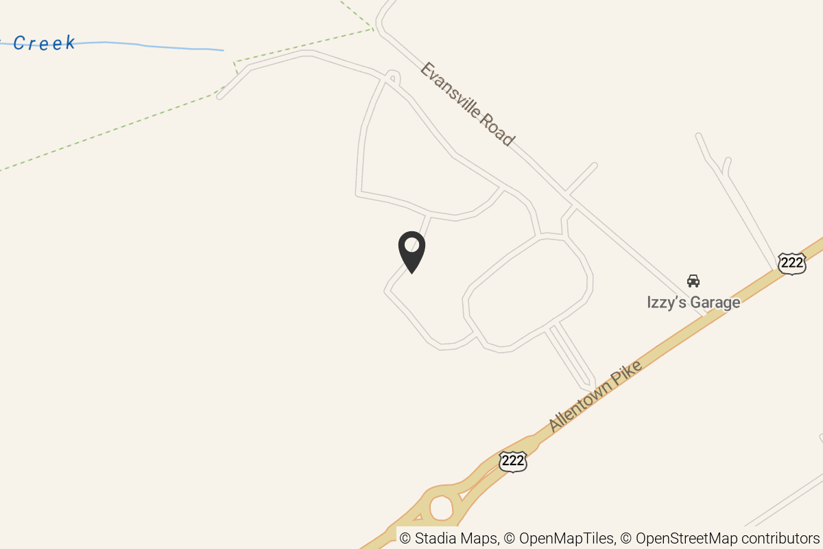 Map with location marker