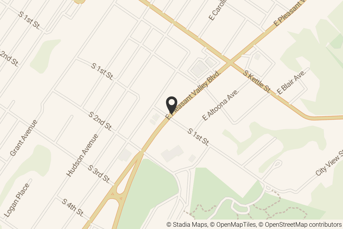 Map with location marker