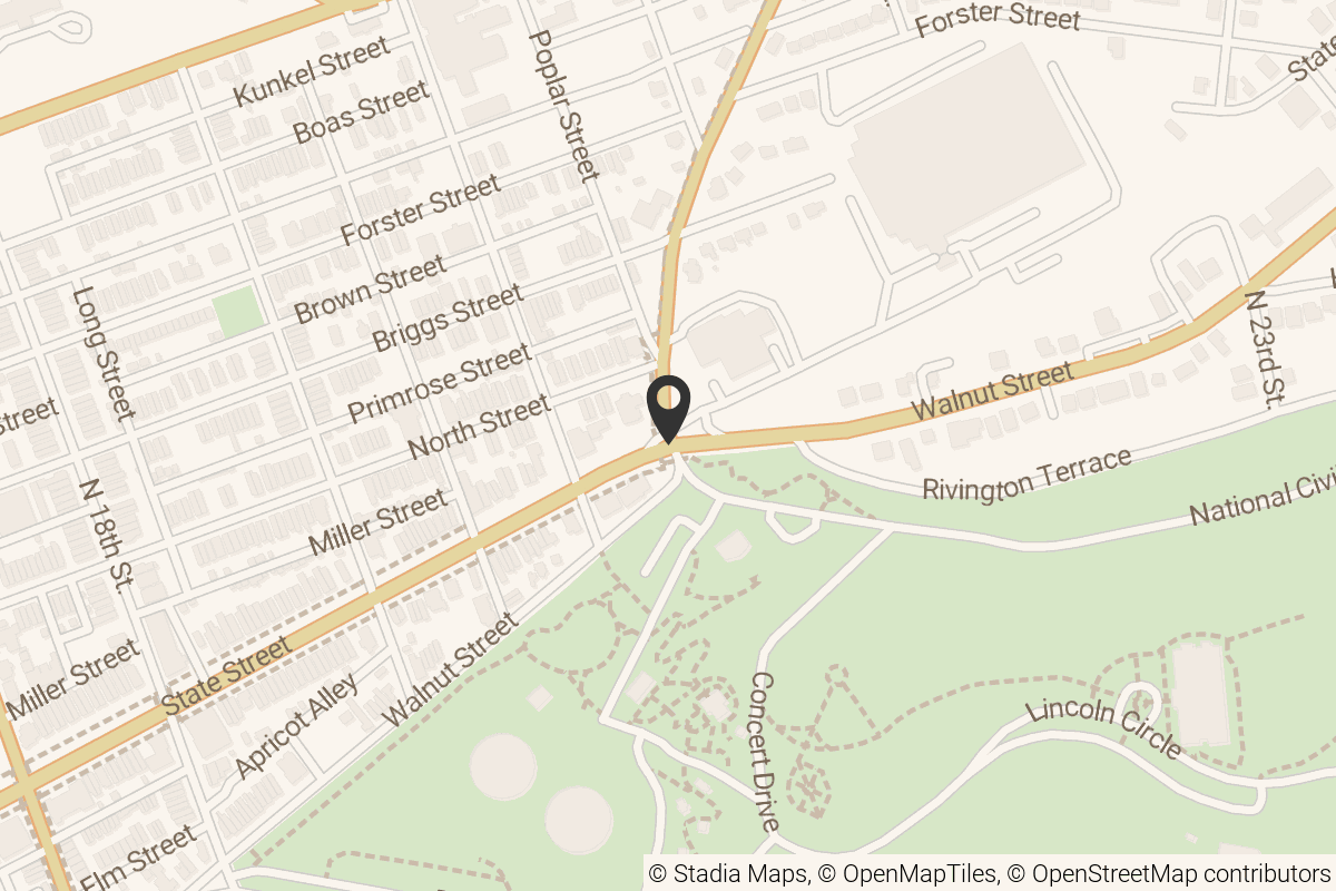 Map with location marker