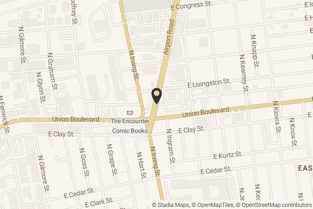 Map with location marker