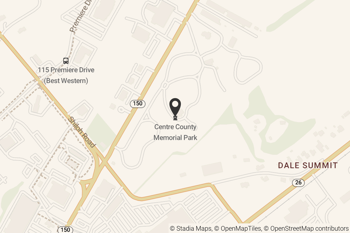 Map with location marker