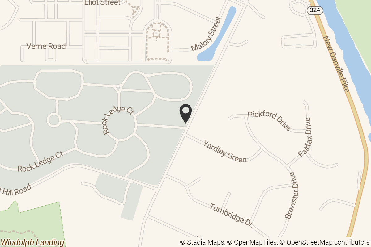 Map with location marker