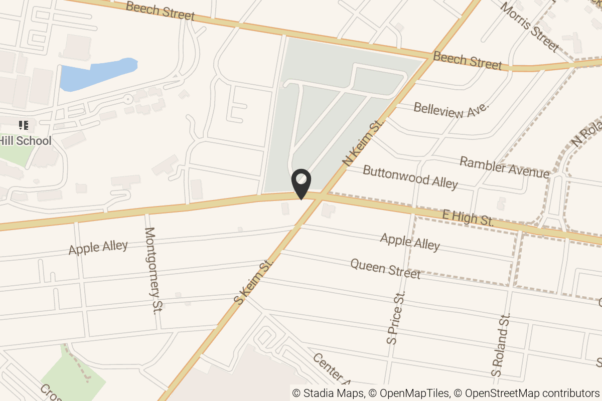 Map with location marker