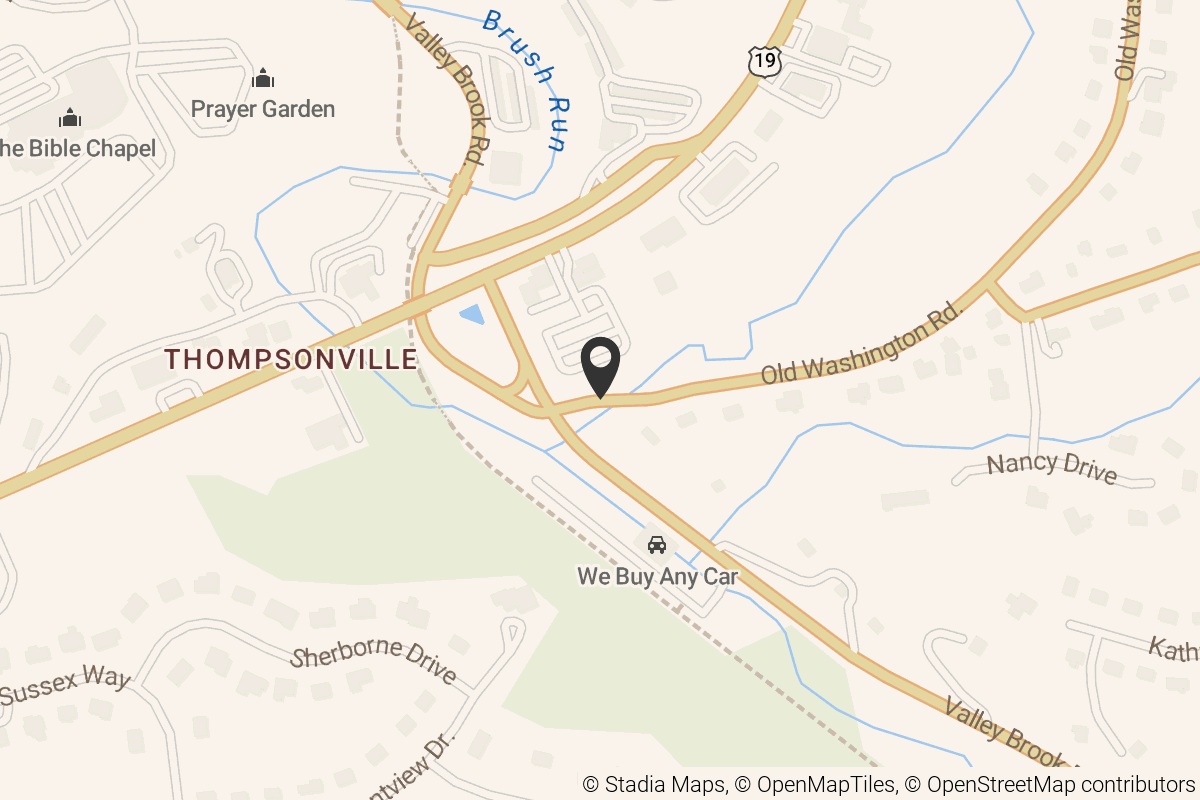 Map with location marker