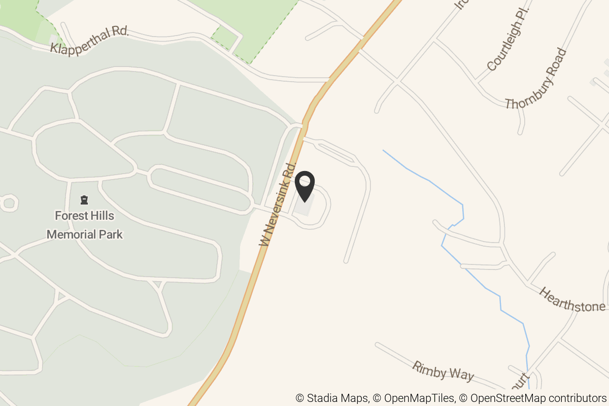 Map with location marker