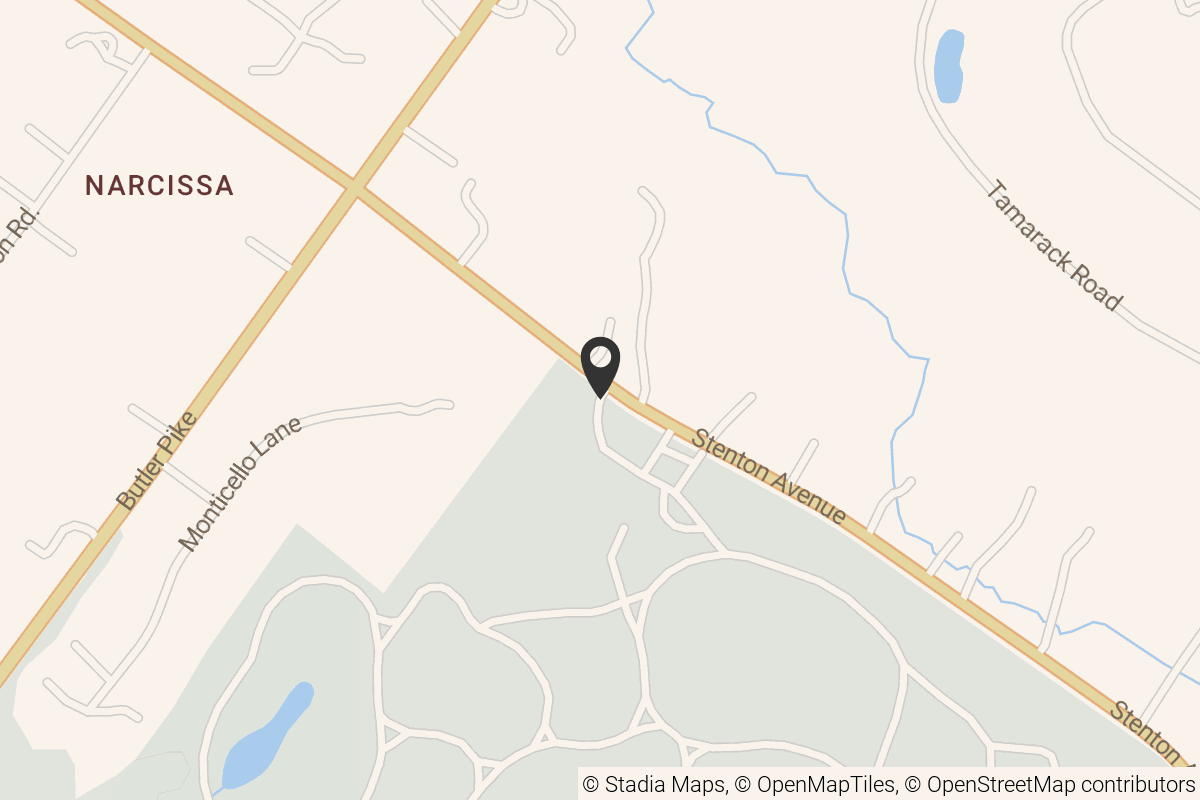 Map with location marker