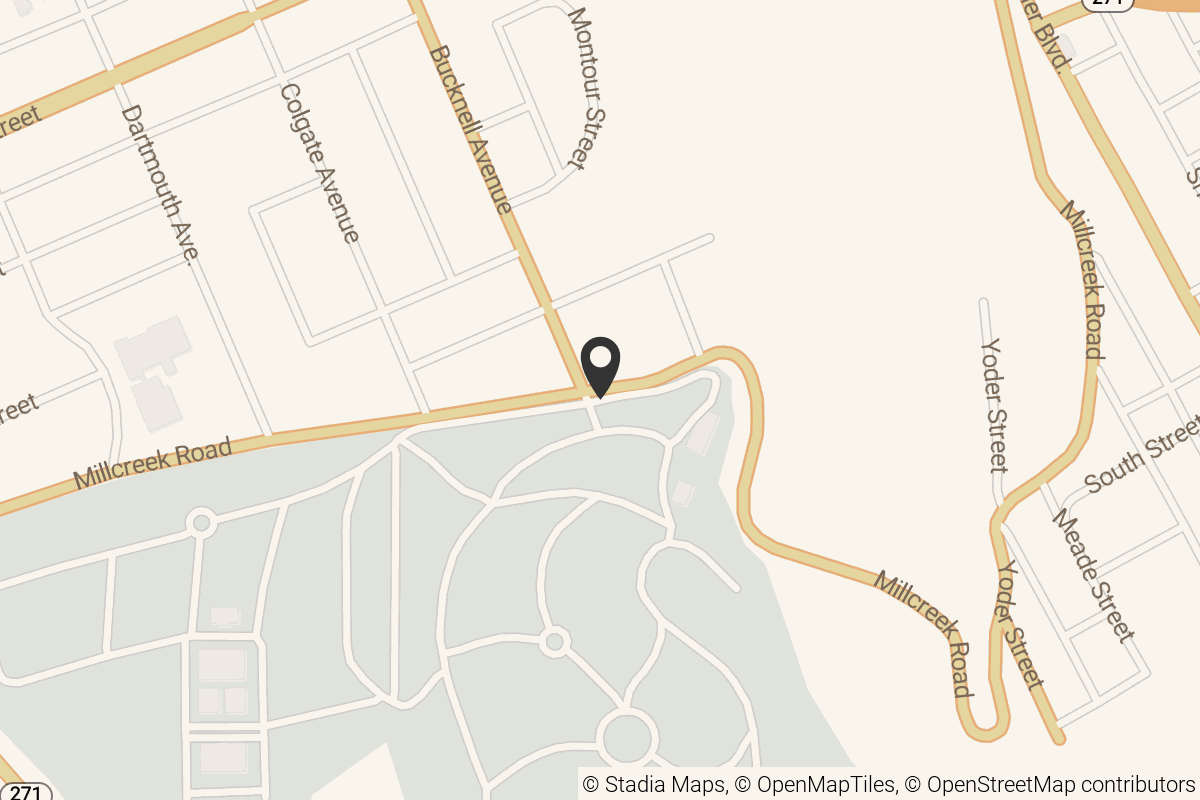 Map with location marker