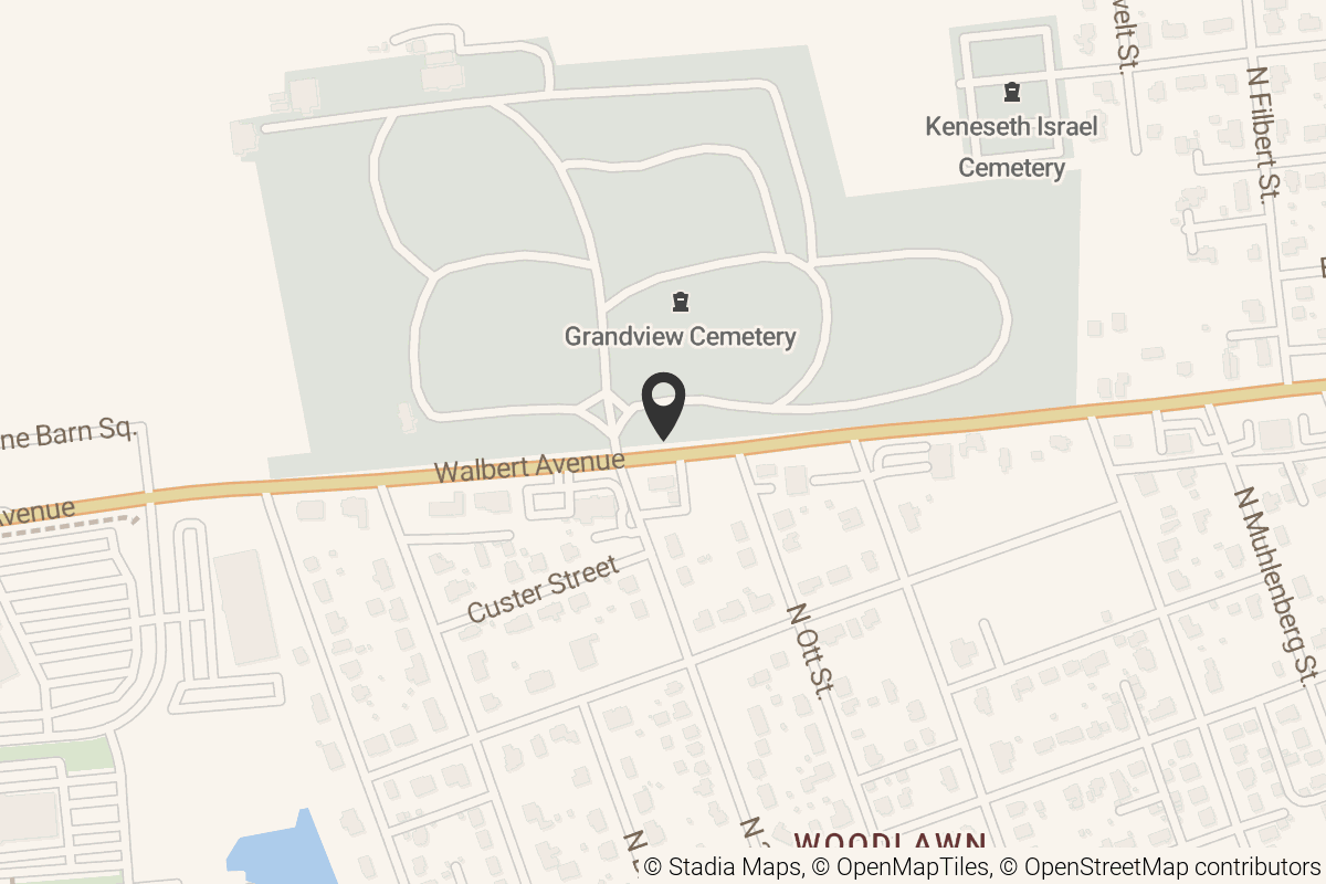 Map with location marker