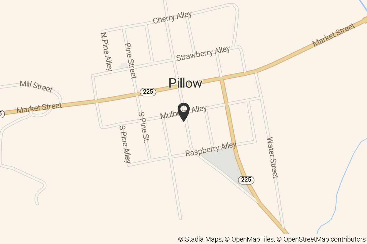 Map with location marker