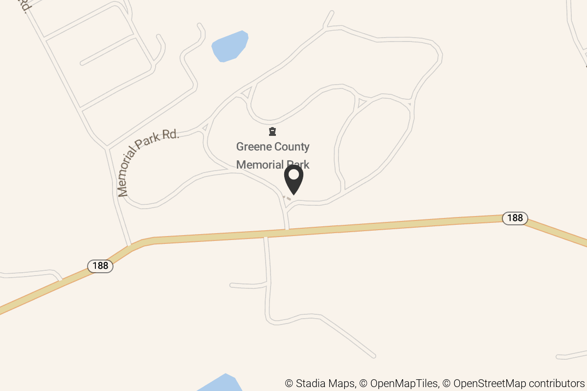 Map with location marker