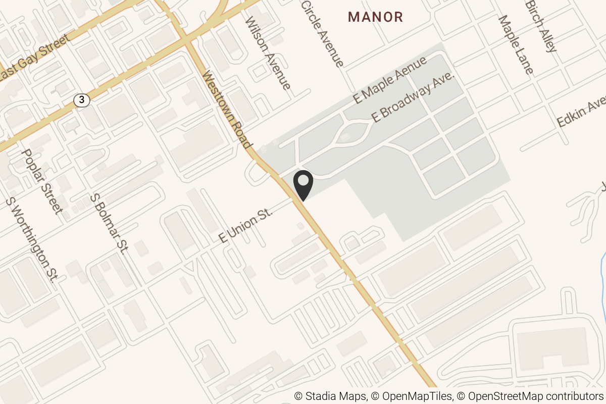 Map with location marker