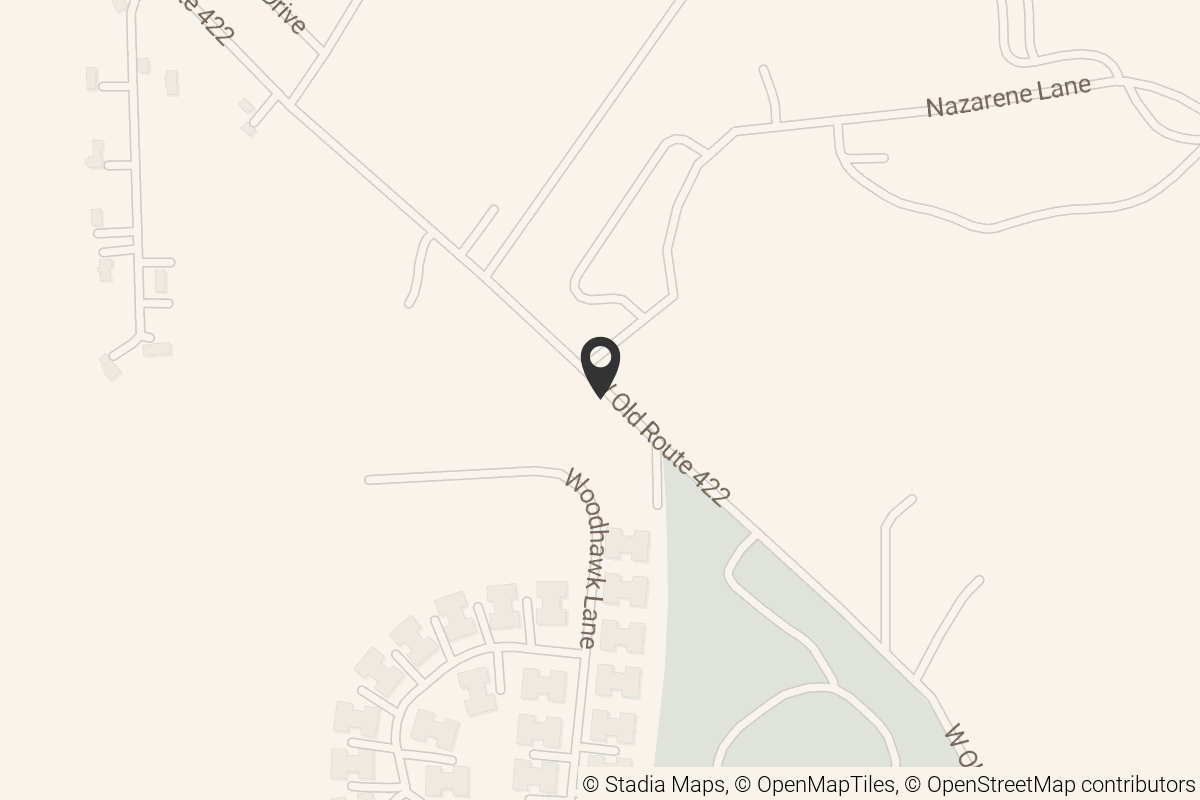 Map with location marker