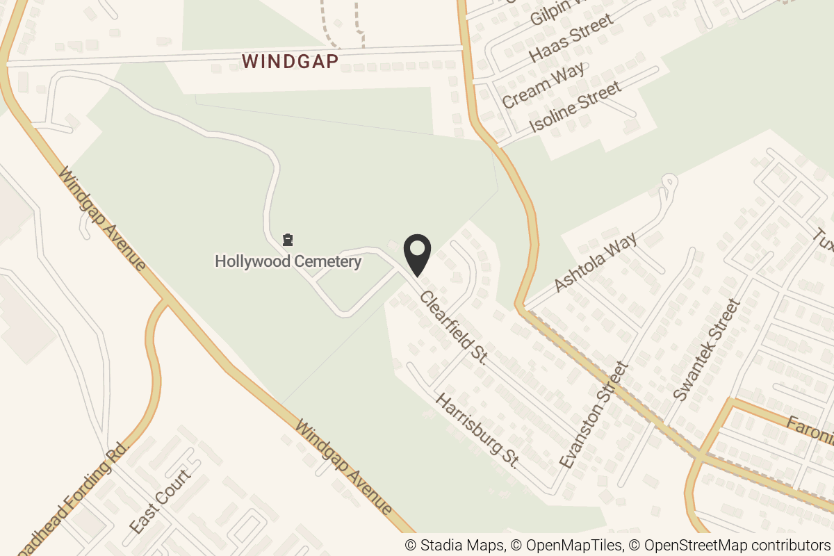 Map with location marker