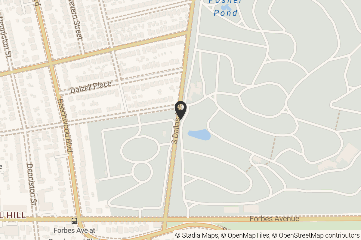 Map with location marker