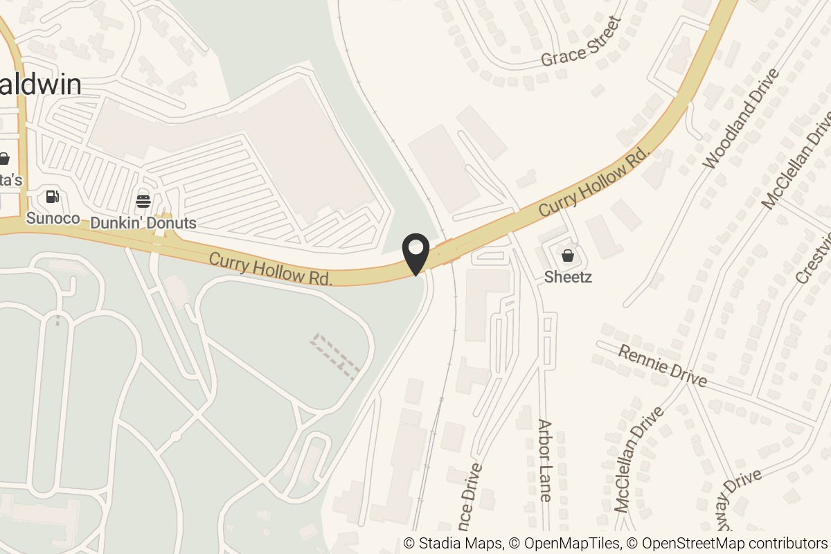 Map with location marker