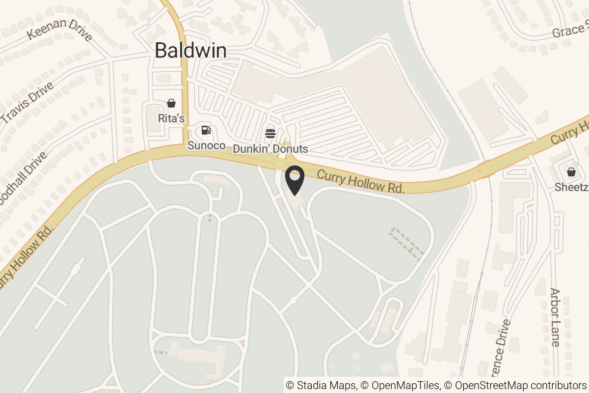 Map with location marker