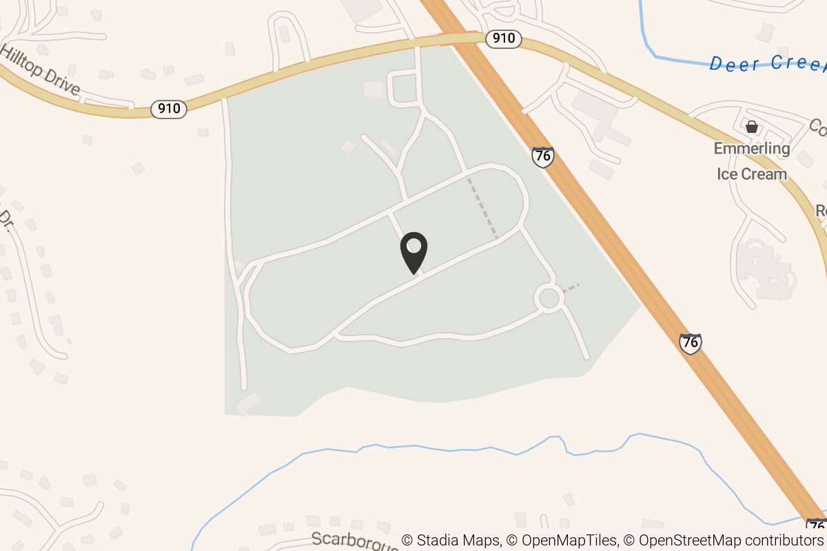 Map with location marker