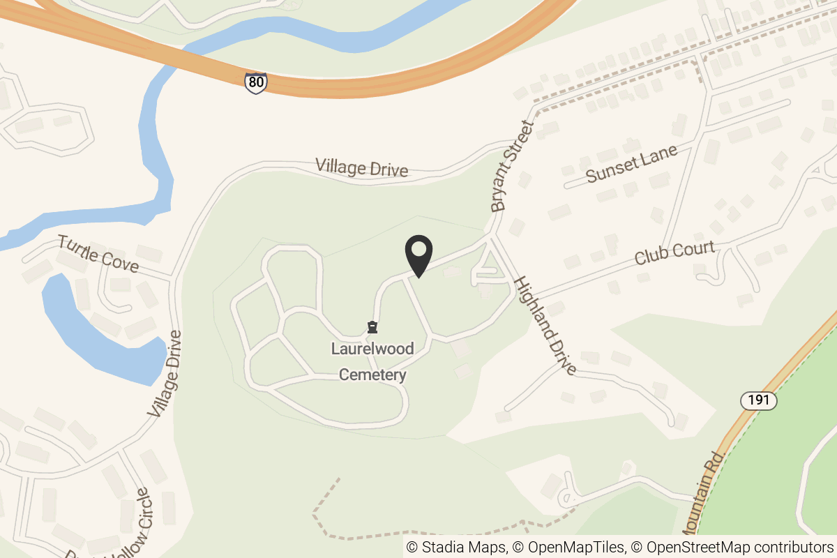 Map with location marker