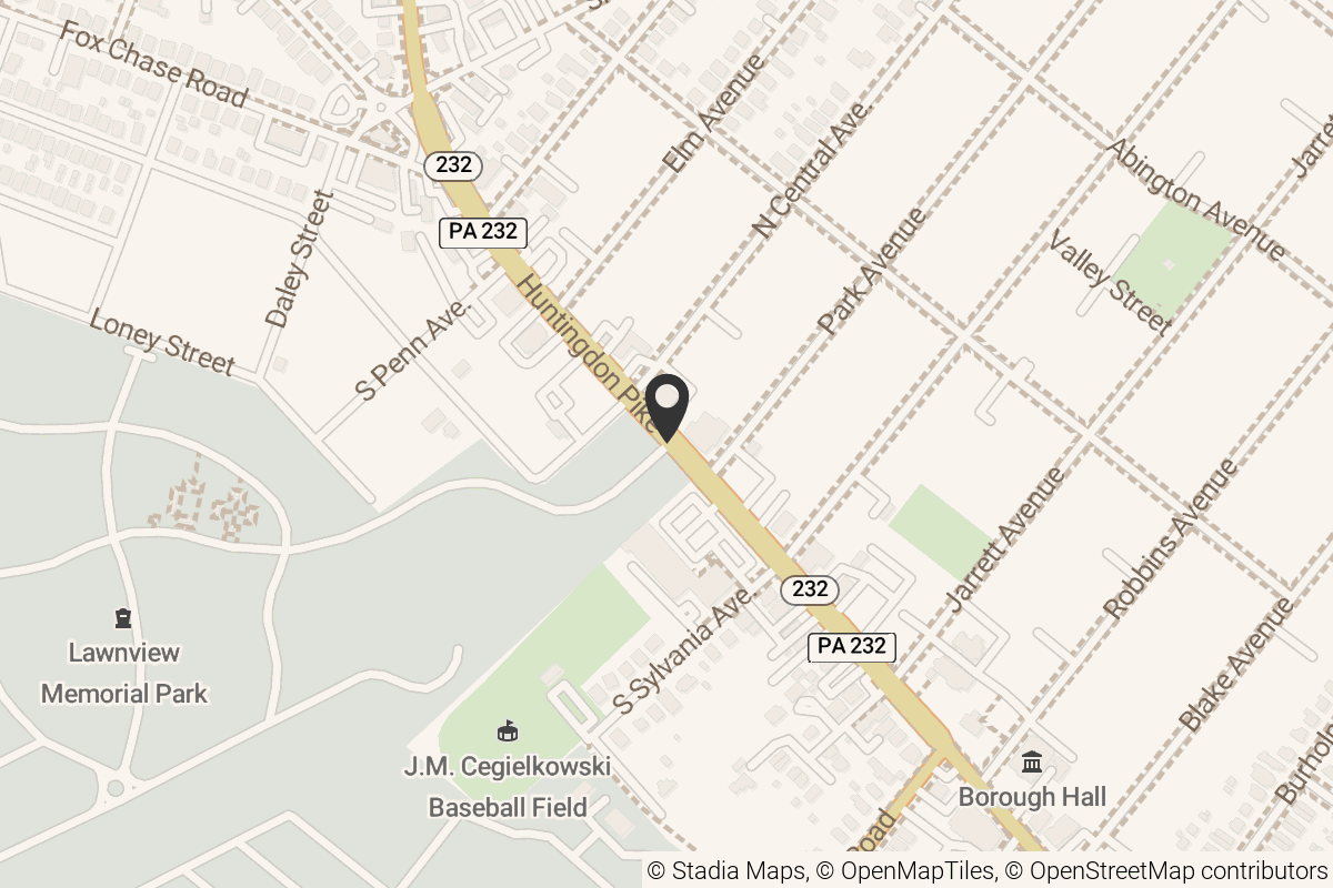 Map with location marker