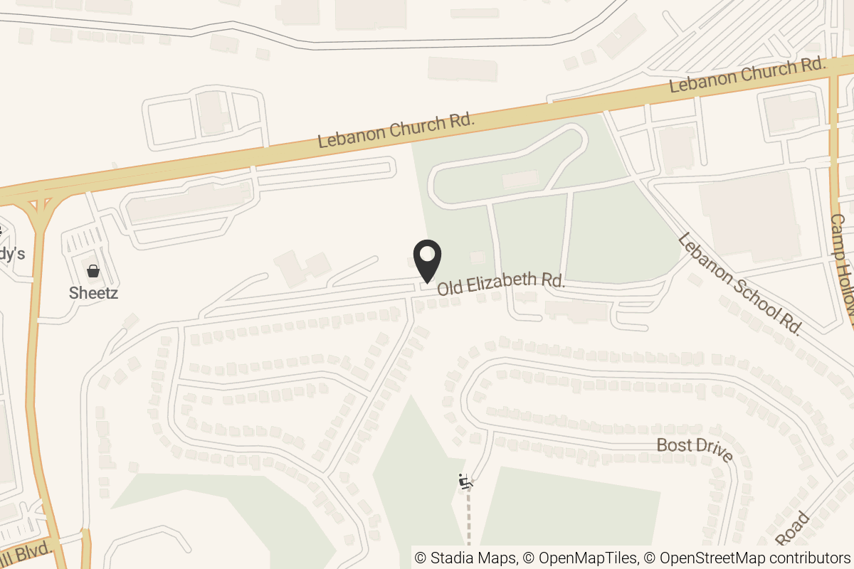 Map with location marker