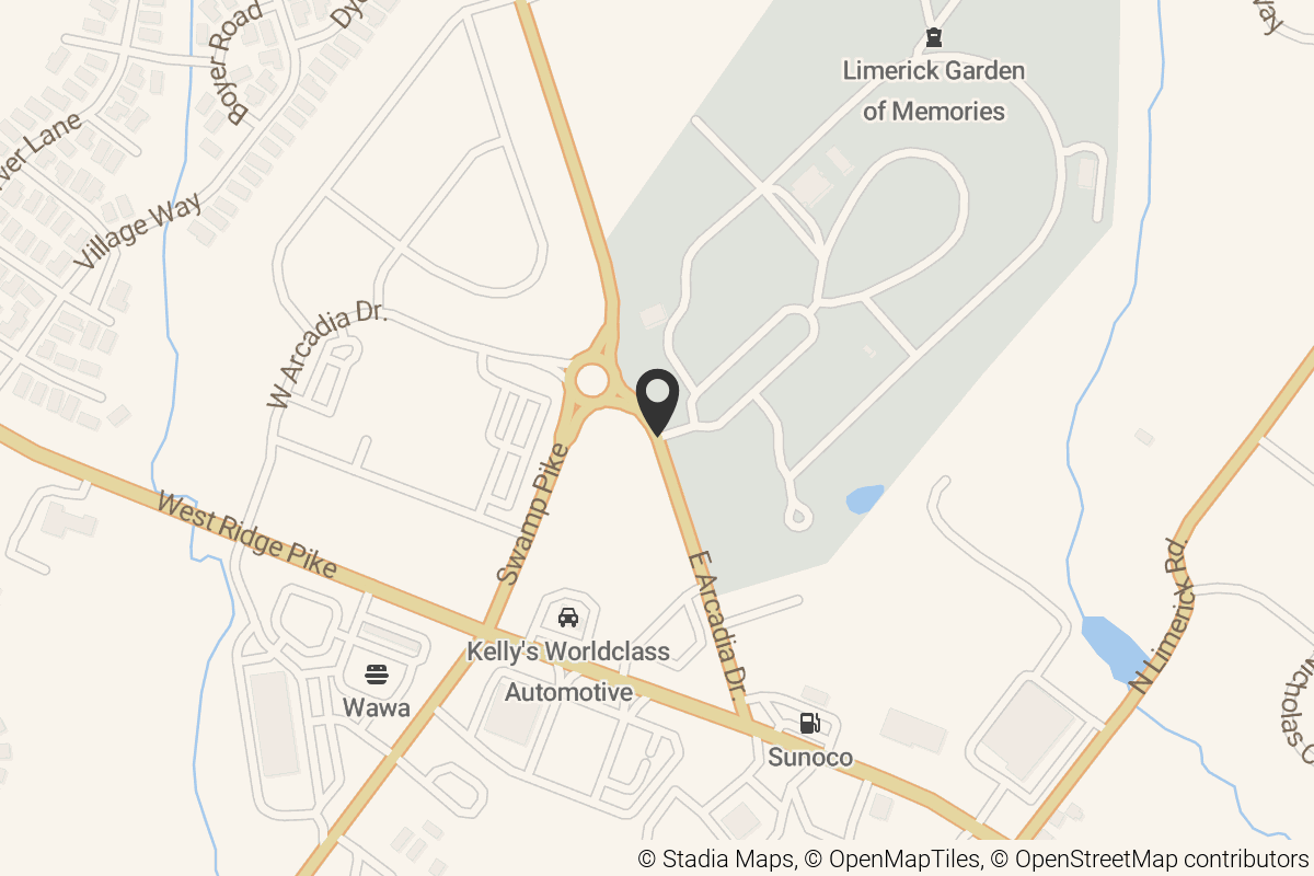 Map with location marker