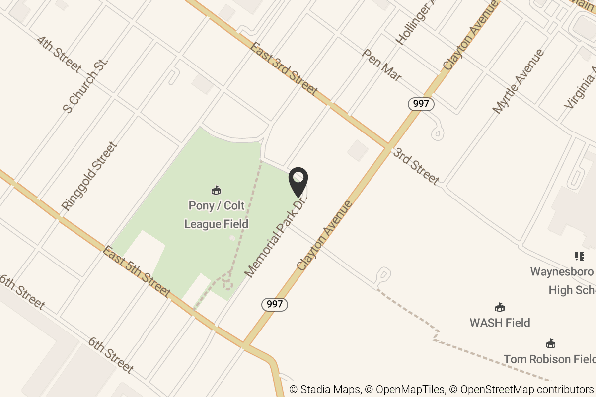 Map with location marker