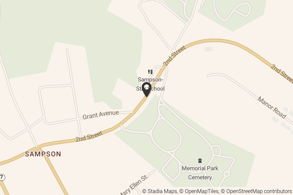 Map with location marker