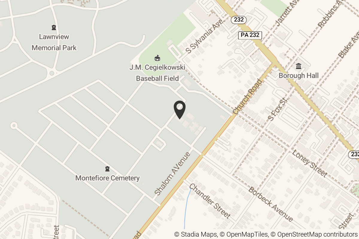 Map with location marker