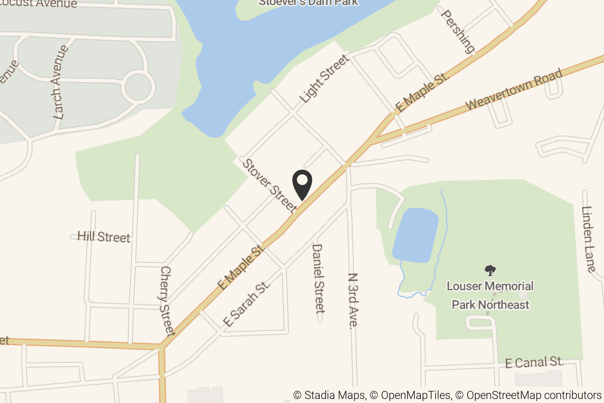 Map with location marker