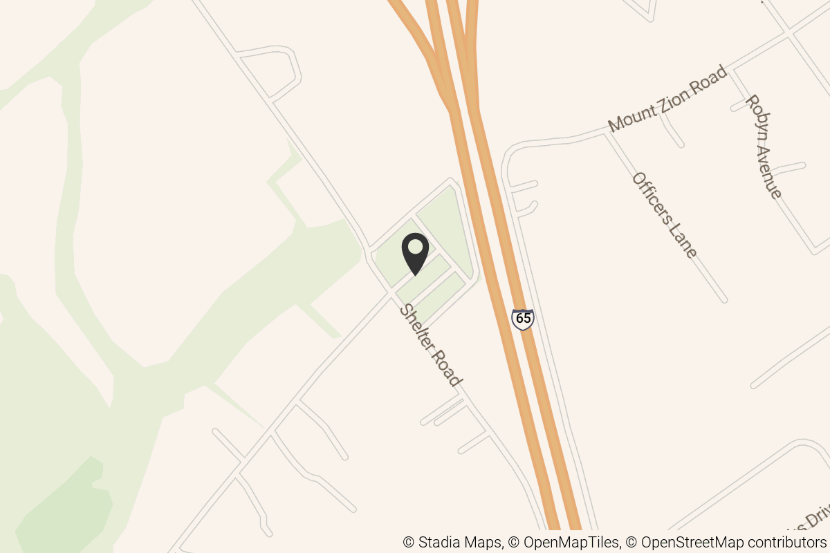 Map with location marker