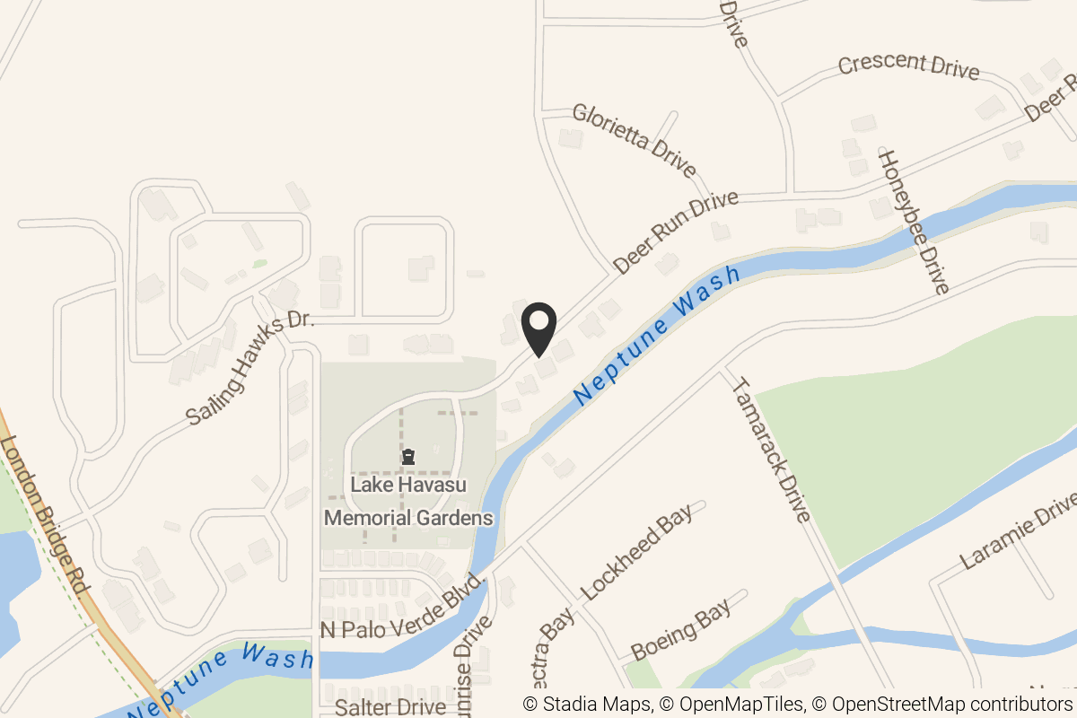 Map with location marker