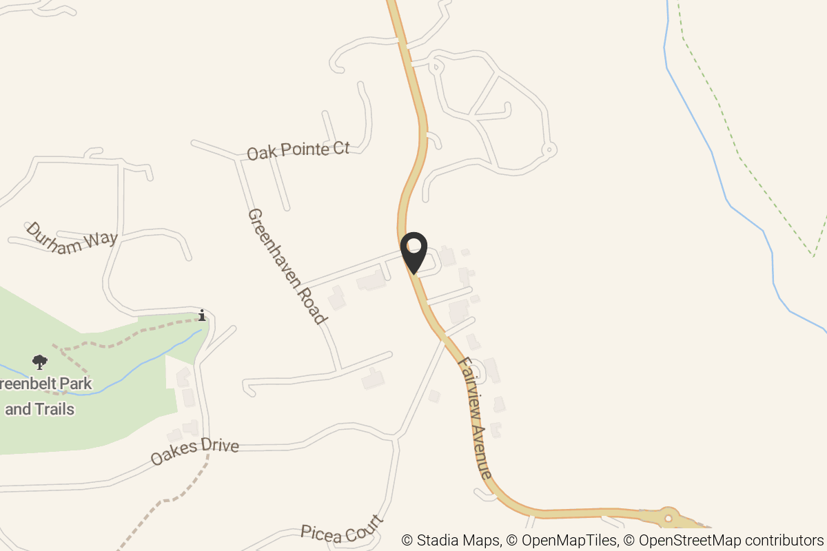 Map with location marker