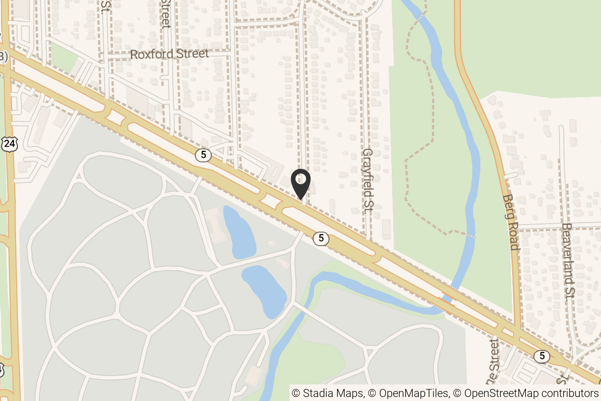 Map with location marker