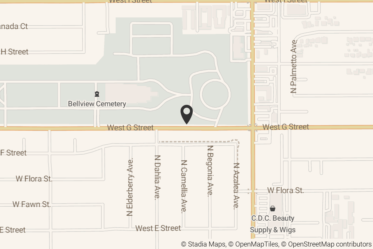 Map with location marker