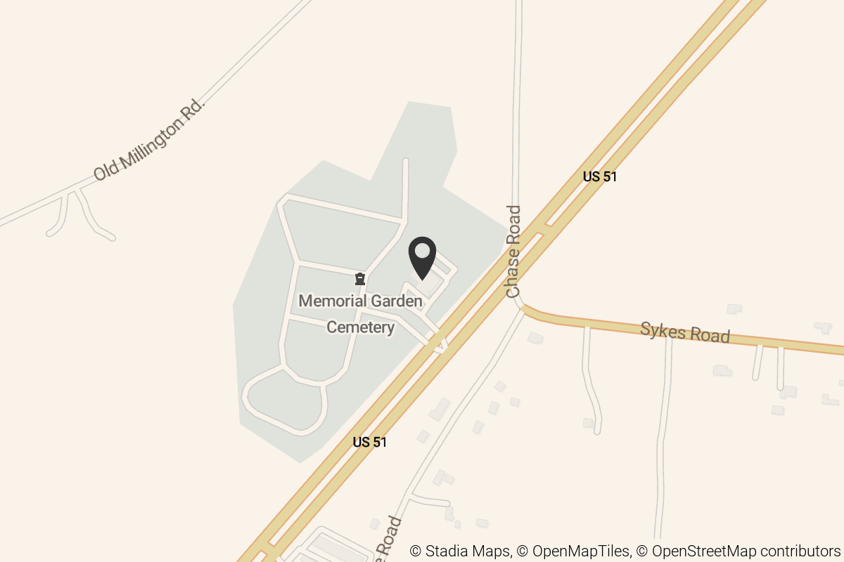 Map with location marker