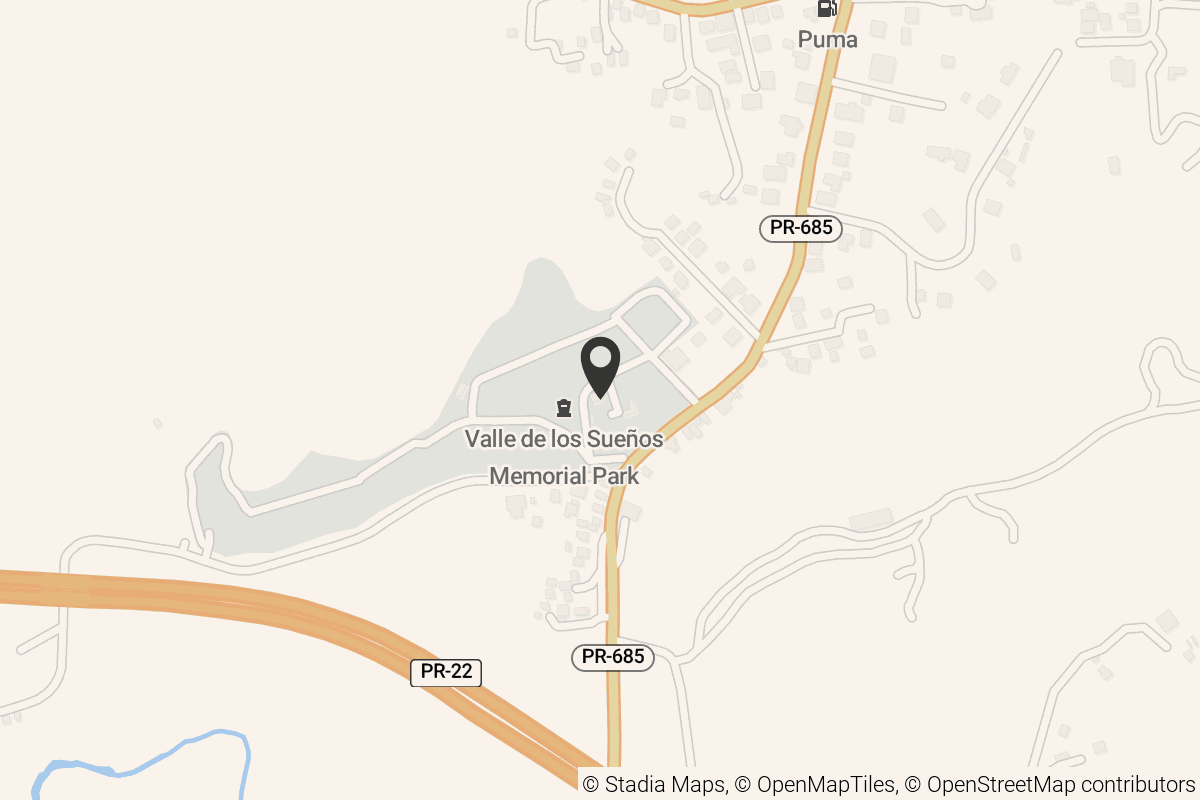 Map with location marker