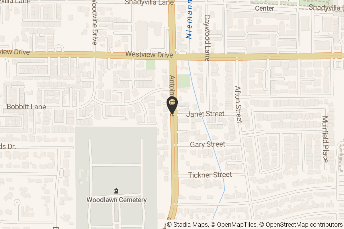 Map with location marker