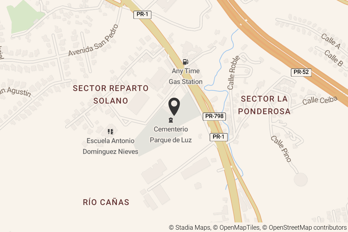 Map with location marker