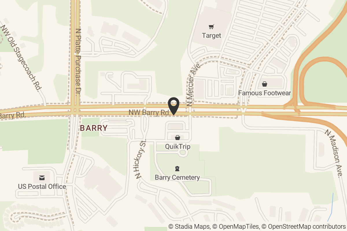 Map with location marker