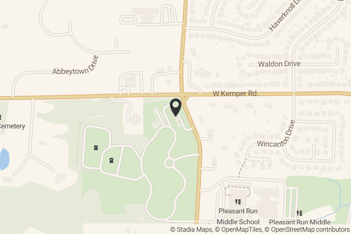 Map with location marker