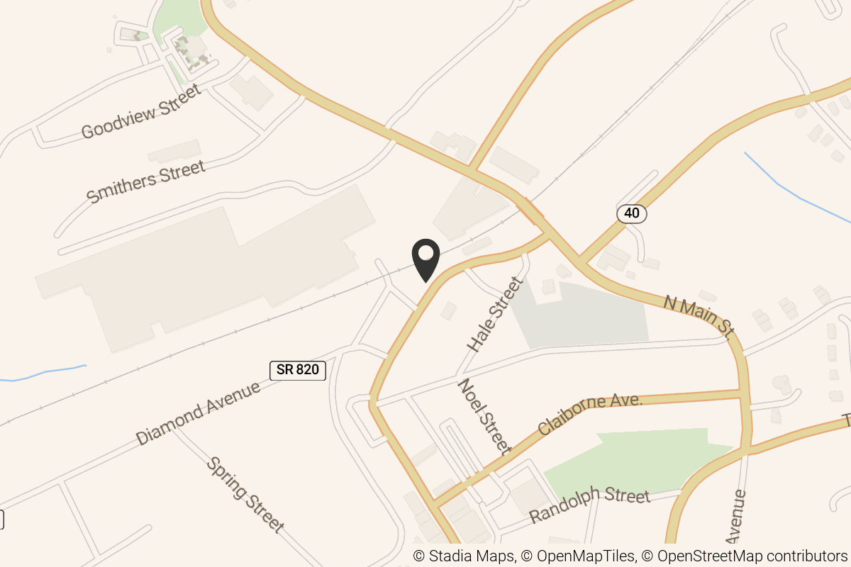 Map with location marker